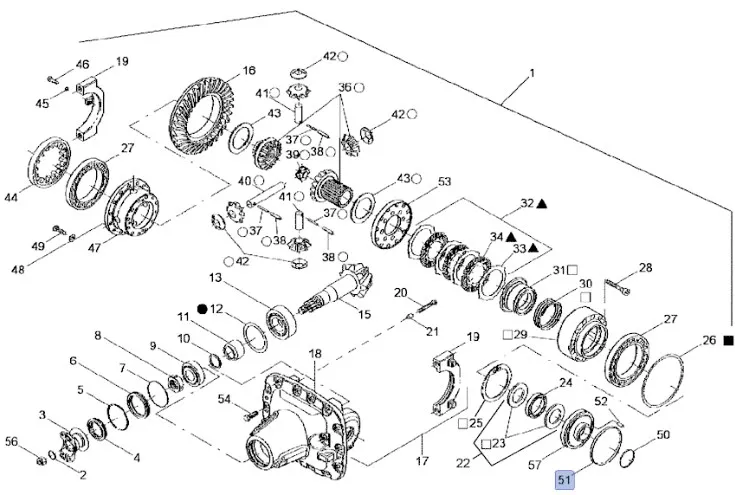 87674560 - Сальник (Claas 11305710) муфты дифф. моста пер. DS 5кл. TGT8./Mg., Axion9