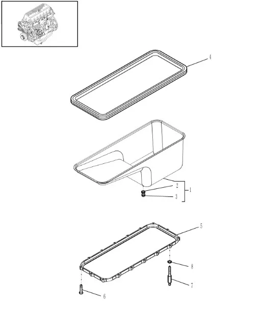 504143828 - Проставка поддона ДВС Cursor9 T8./Mg., CS, CSX, CX6/8